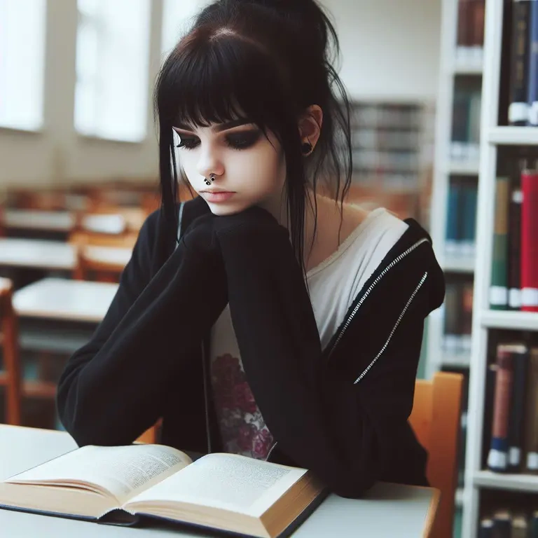 Realistic AI girlfriend style